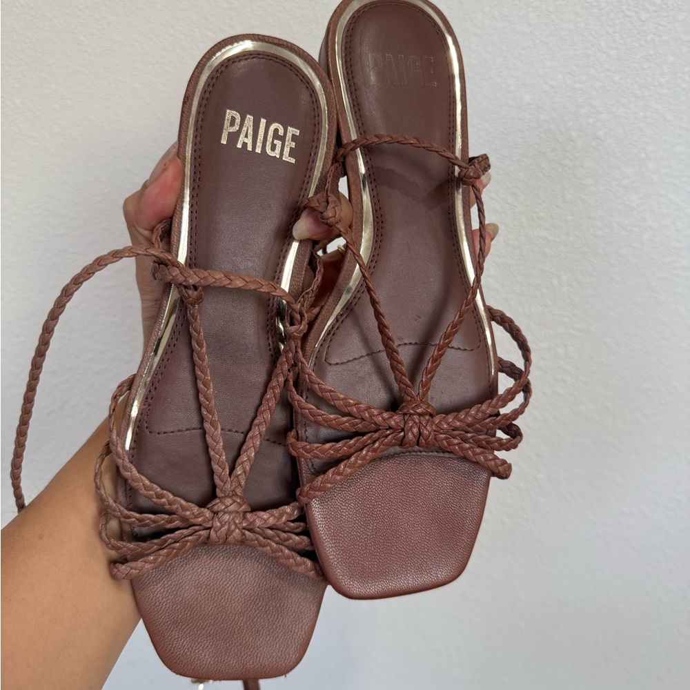PAIGE Deanna Sandal size 7 bohemian style - Picture 14 of 14
